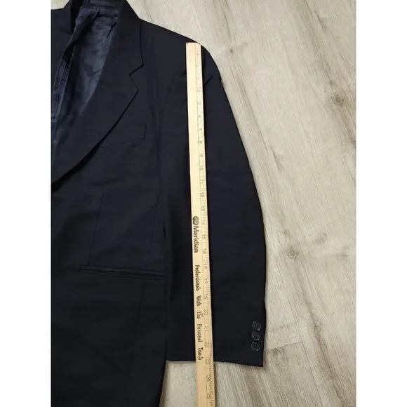 Vintage Burberrys Blazer 100% Wool Sport Coat Mens 52S - Picture 9 of 14